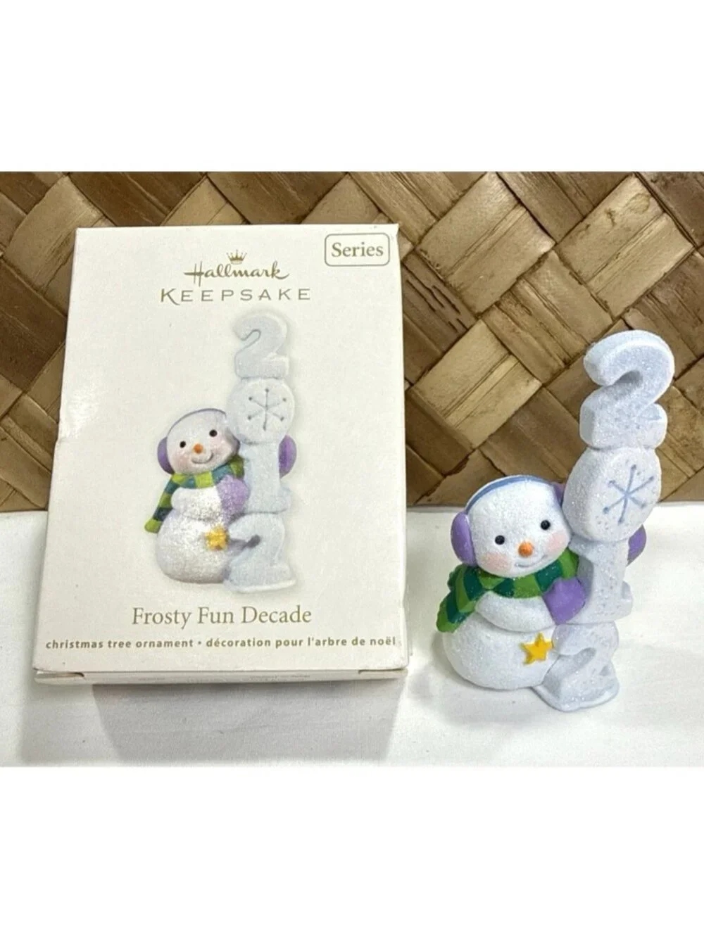 New 2012 Hallmark Keepsake Christmas Ornament Frosty Fun Decade Snowman